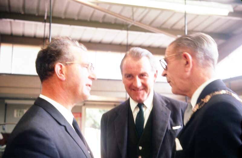 1967 Factory Opening (George, David Price MP & Mayor of Eastleigh)